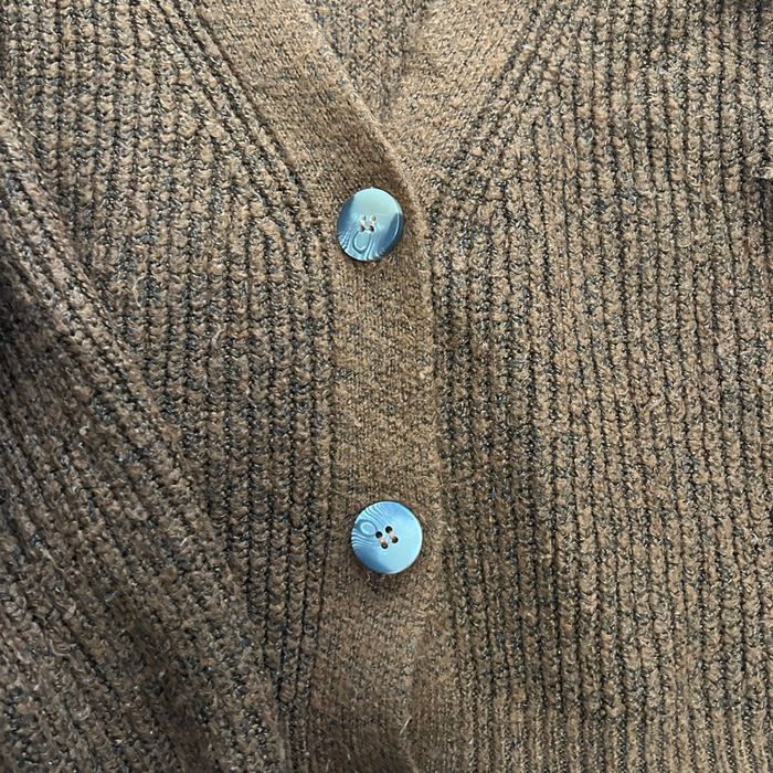 Cardigan marron tendance hiver S/M - photo numéro 2