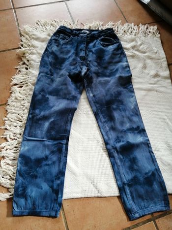 Pantalon femme ton bleu dégradé taille 40