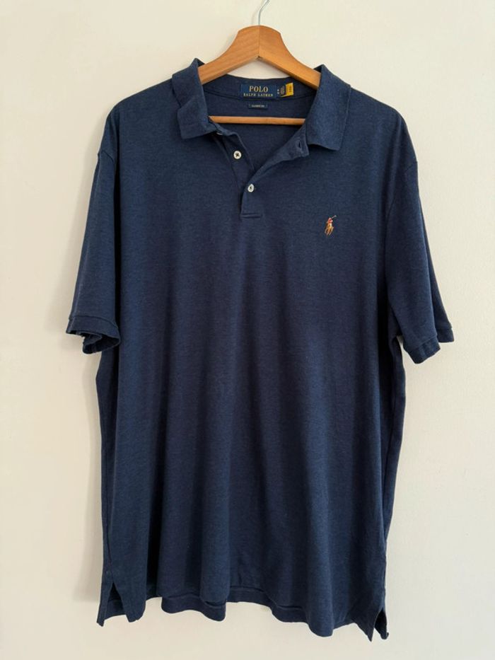 Polo Ralph Lauren Homme Bleu marine taille xl Classic Fit top etat - photo numéro 2