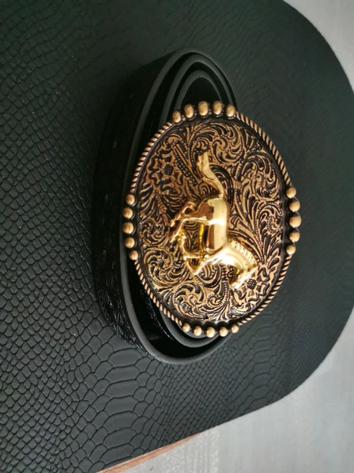 Ceinture de cowboy country cheval - photo numéro 2