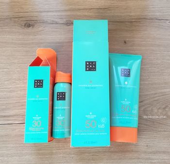 Lot de 2 soins solaires haute protection rituals collection ritual of karma neufs