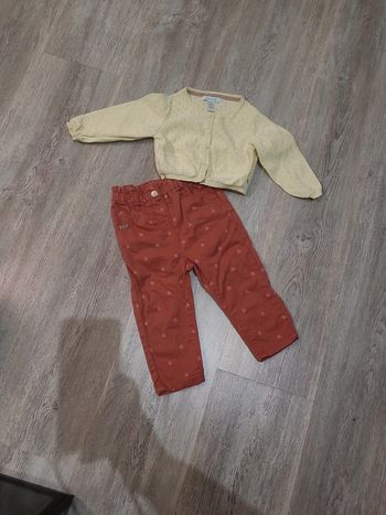 Gilet jaune et pantalon Lulu Castagnette