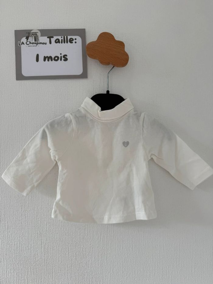 Col roulé - taille 1 mois 🌼
