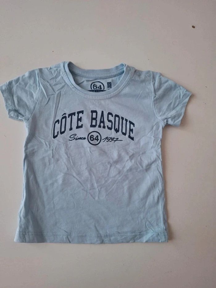 T-shirt 64 taille 12 mois