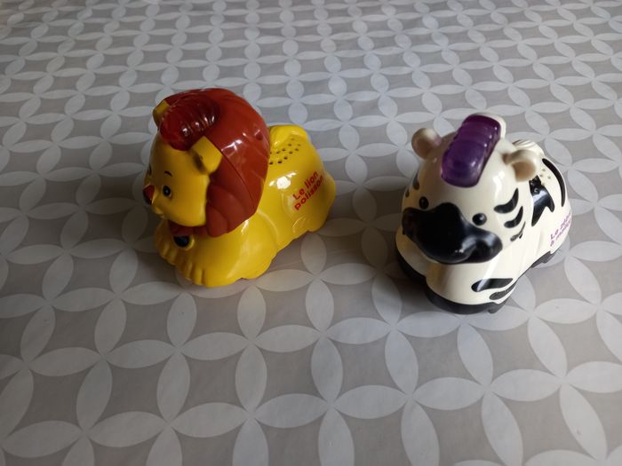 Lot 2 Tut Tut Animo VTech – Lion & Zèbre – Parlent/chantent - photo numéro 7