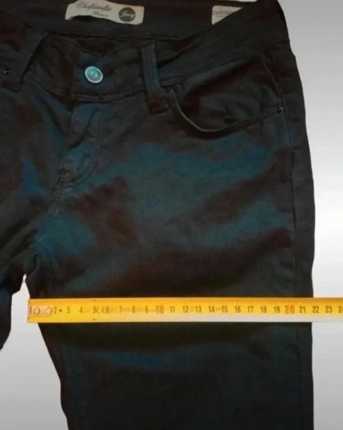 Pantalon noir skinny chefdeville 100% coton - photo numéro 6