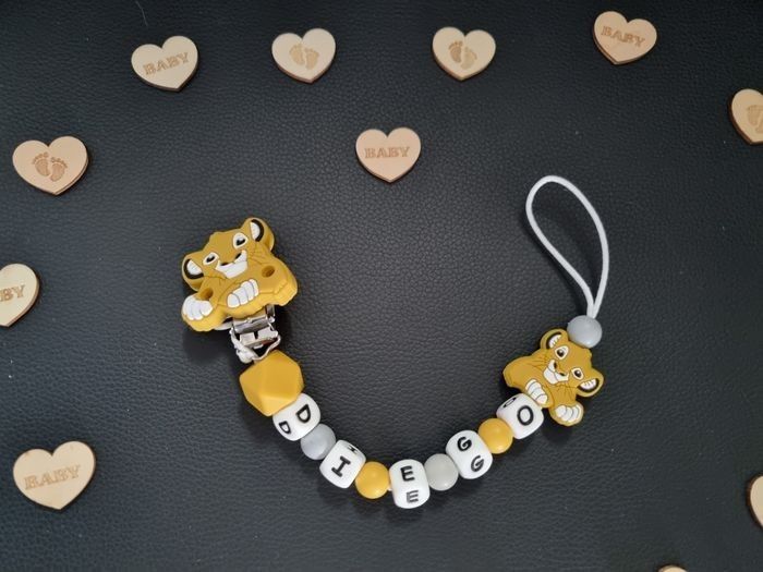 Attache tétine, doudou et anneau de dentition Bambi - photo numéro 4
