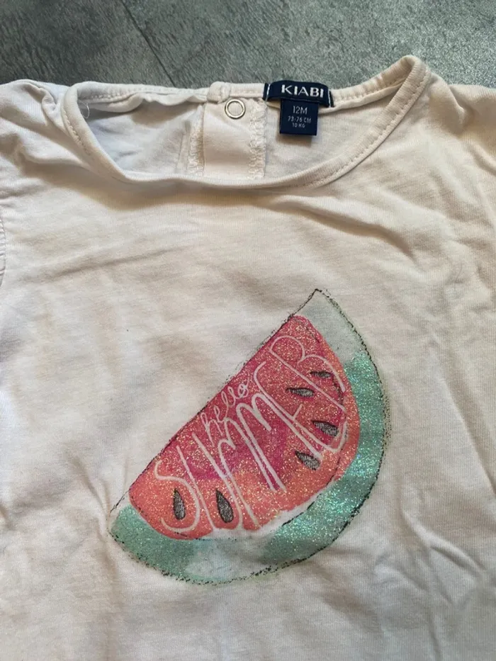 tee shirts 12 mois manches courtes - photo numéro 2