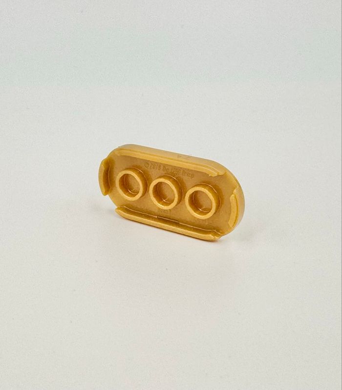 Lego Accessoires Space : Tile round 2x4 Bleu ovale Logo Café Fleur - NEUF - photo numéro 8