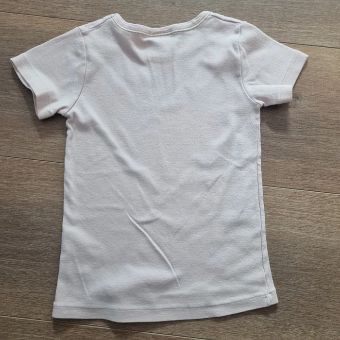 Lot 2 tee-shirt MC et ML Petit Bateau Taille 5 ans - photo numéro 2