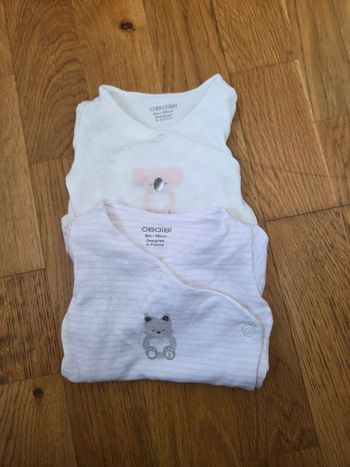 Body croisé manches longues naissance