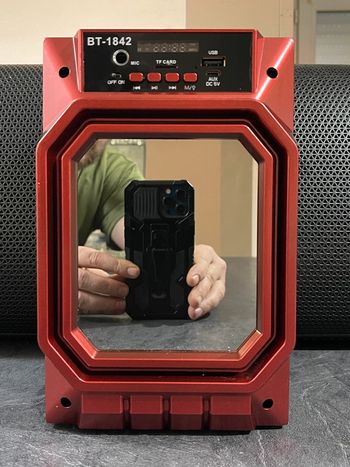 Enceinte miroir bluetooth portatif modèles BT-1842 BT Speakers