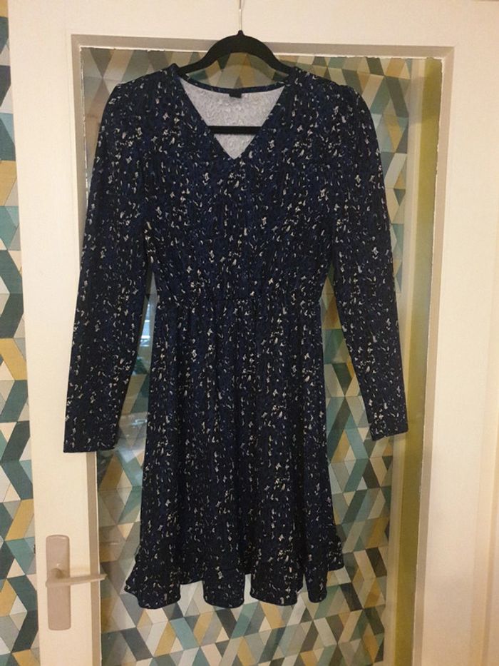 Robe maches logis bleu marine