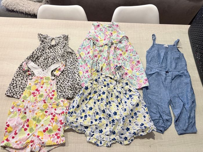 Lot fille 12 mois été