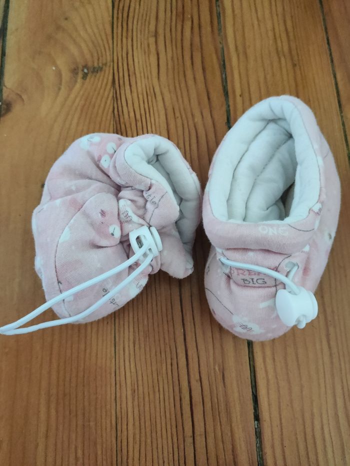 2 paires de Chaussons chauds bébé - photo numéro 3