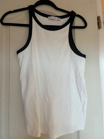 top mango blanc et noir 40 (L)