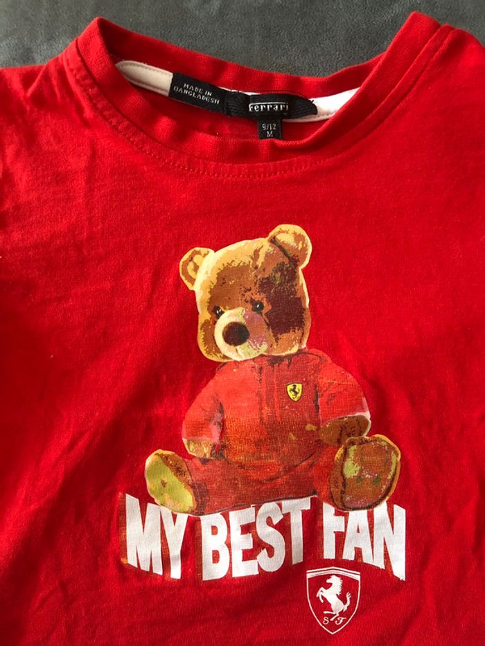 T shirt Ferrari bebe neuf - photo numéro 2