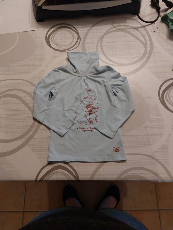 T-shirt manches longues col roulé Sergent Major 4A