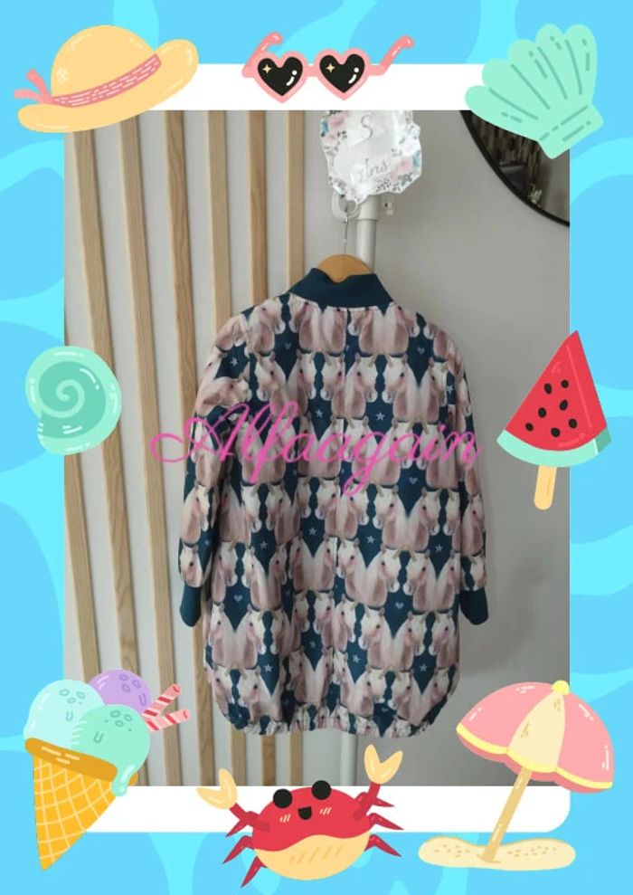 Blouson mim pi 8ans licornes - photo numéro 6