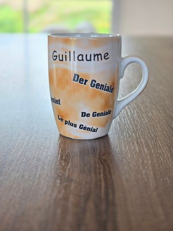 Tasse/Mug prénom "Guillaume".