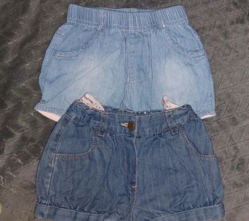 Lot de 2 shorts été léger 18 mois Bout'chou