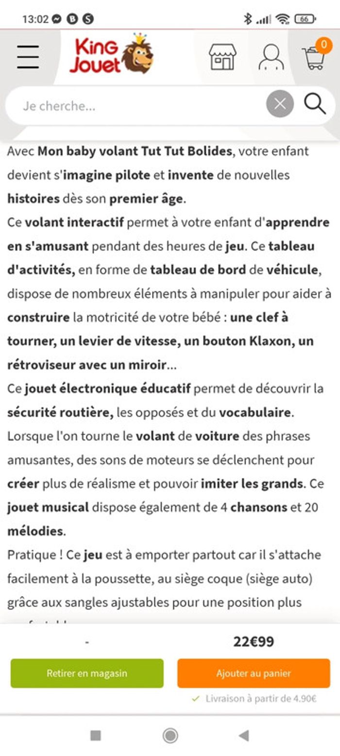 Mon baby volant Tut Tut Bolides - photo numéro 3