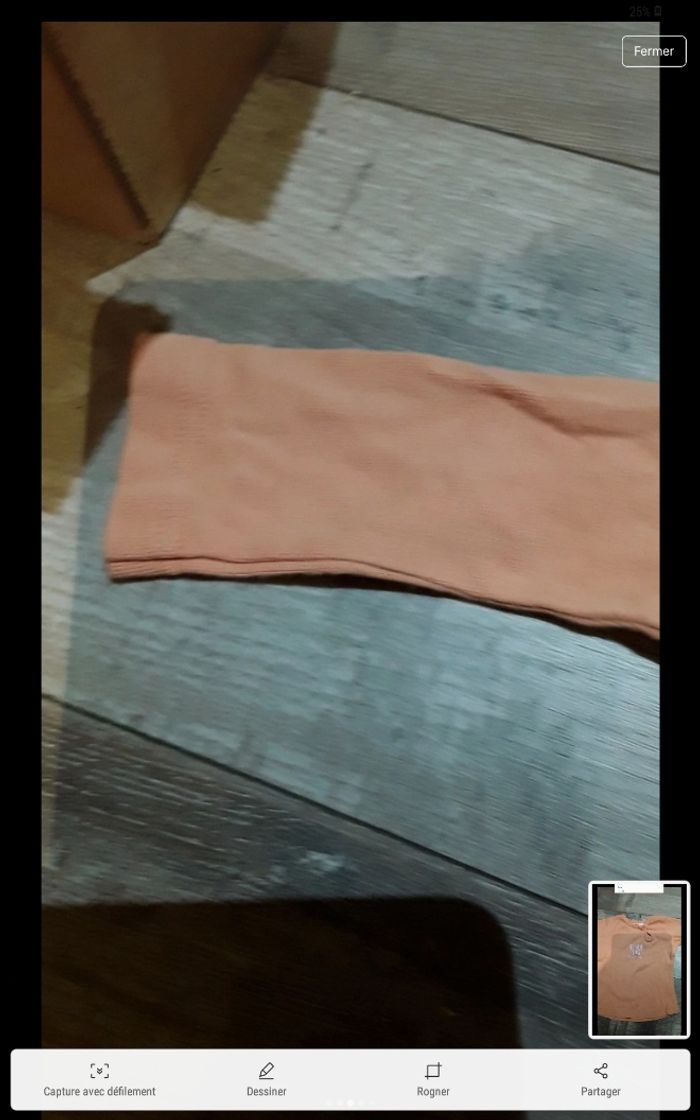 Tee shirt manche longue dessin papillon - photo numéro 3