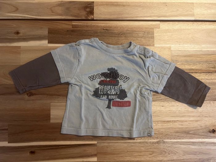 T-shirt ML Obaïbi 6 mois - photo numéro 2