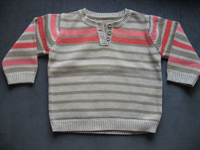 PULL BEIGE BÉBÉ GARÇON "GÉMO" - 23 MOIS - n°01 - photo numéro 3