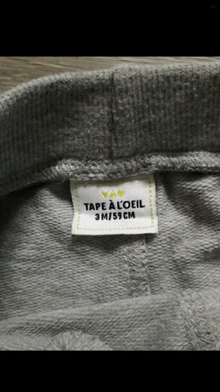 Jogging gris TAO 3mois - photo numéro 3