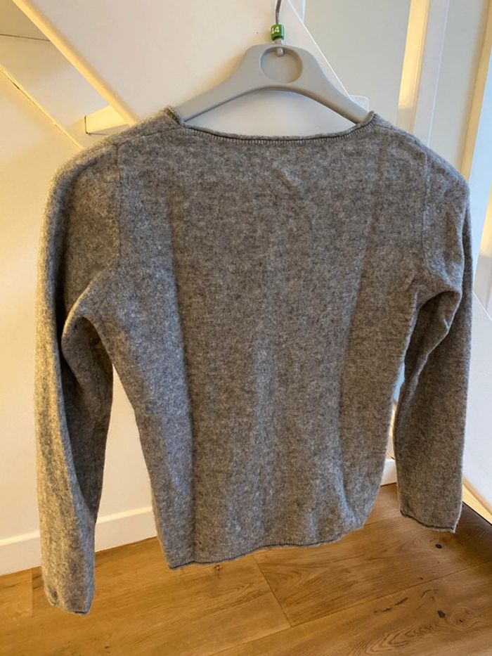 Pull en cachemire gris clair - photo numéro 6