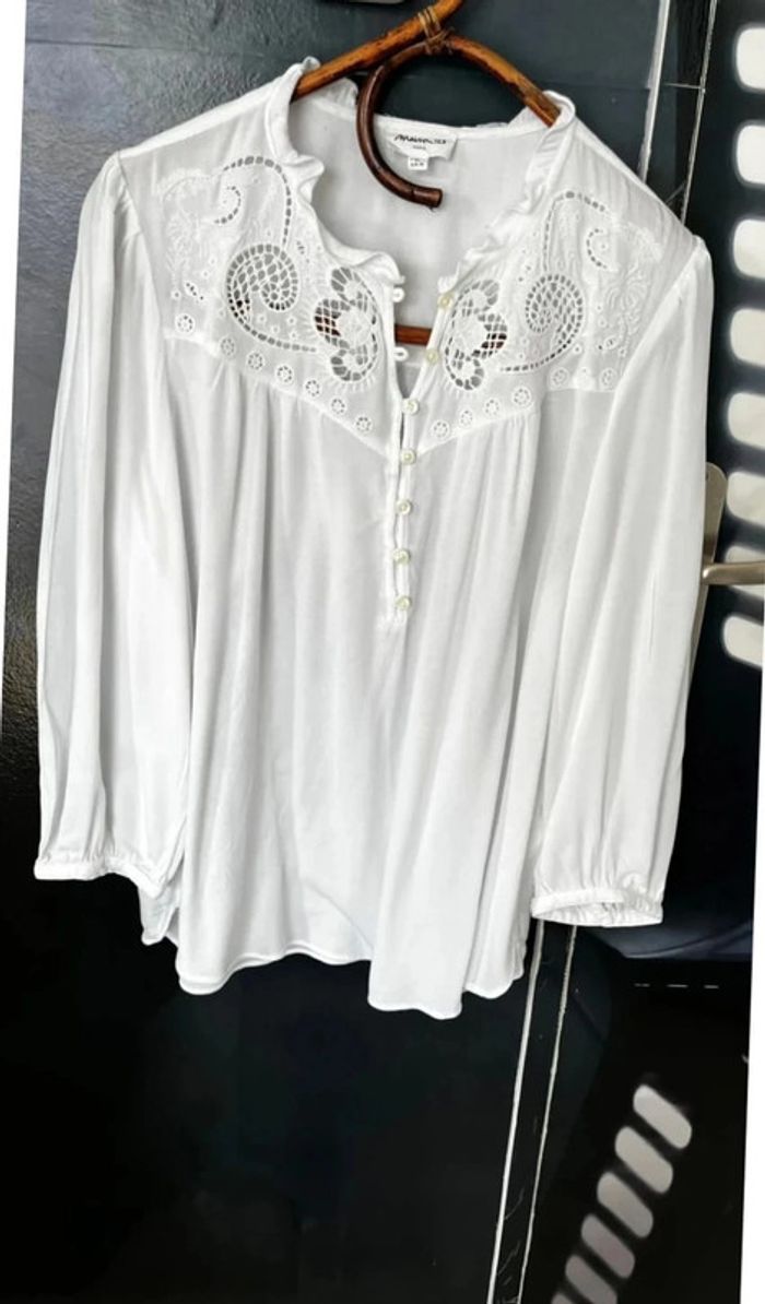 Blouse broderies anglaises Capucine - photo numéro 11