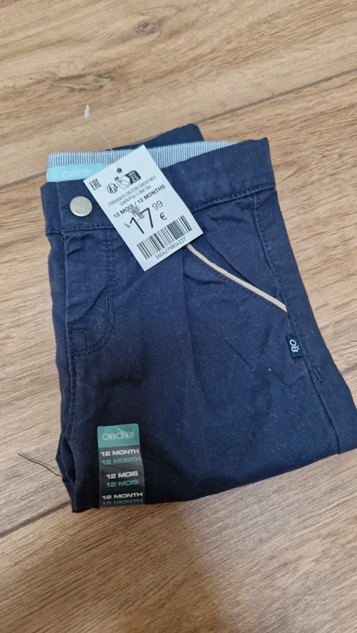 Lot de vêtements Obaibi parfait état- 12 mois - photo numéro 5