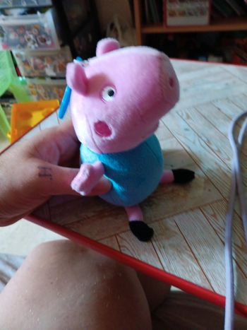 Peluche porte clef porte monnaie george peppa pig