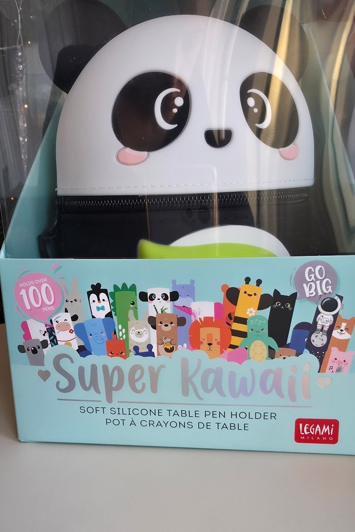 1 trousse panda XXL large legami - photo numéro 2