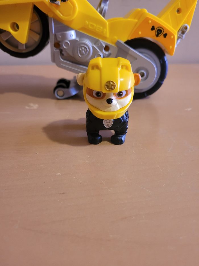 Pat Patrouille- Moto Pups Ruben- véhicule a friction + figurine - photo numéro 6