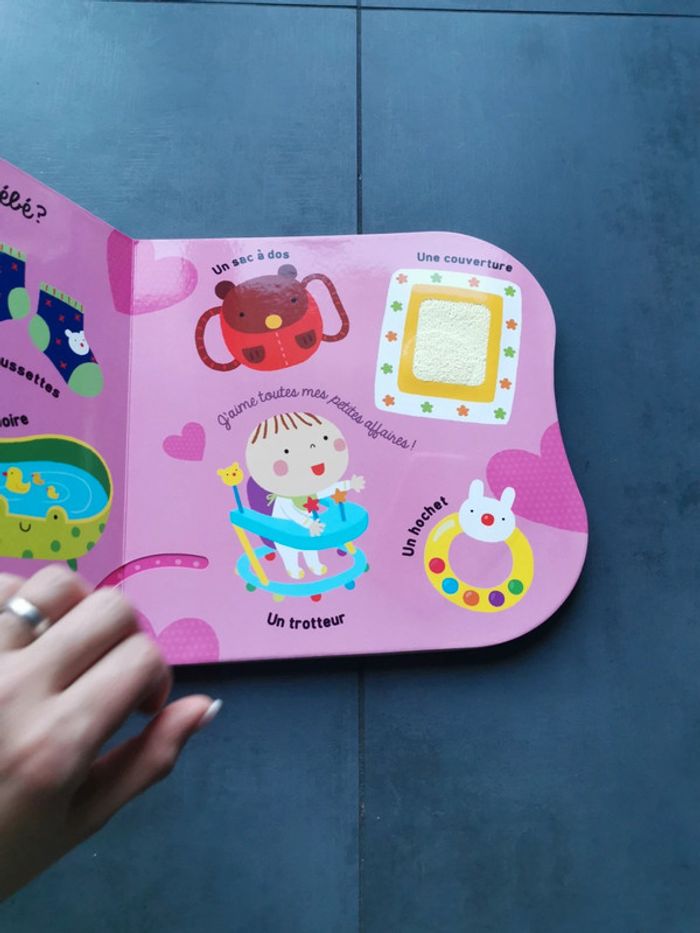 Imagier de bébé un livre à toucher neuf - photo numéro 5