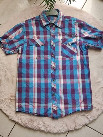 Chemise à carreaux coloré taille unique