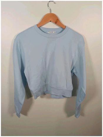 C8 sweat bleu Stradivarius S