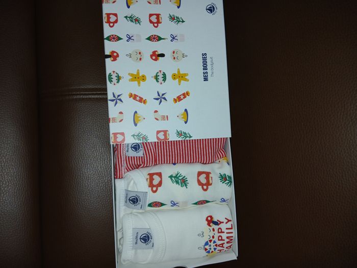 coffret bodies garcon manches longues petit bateau 18 mois - photo numéro 4