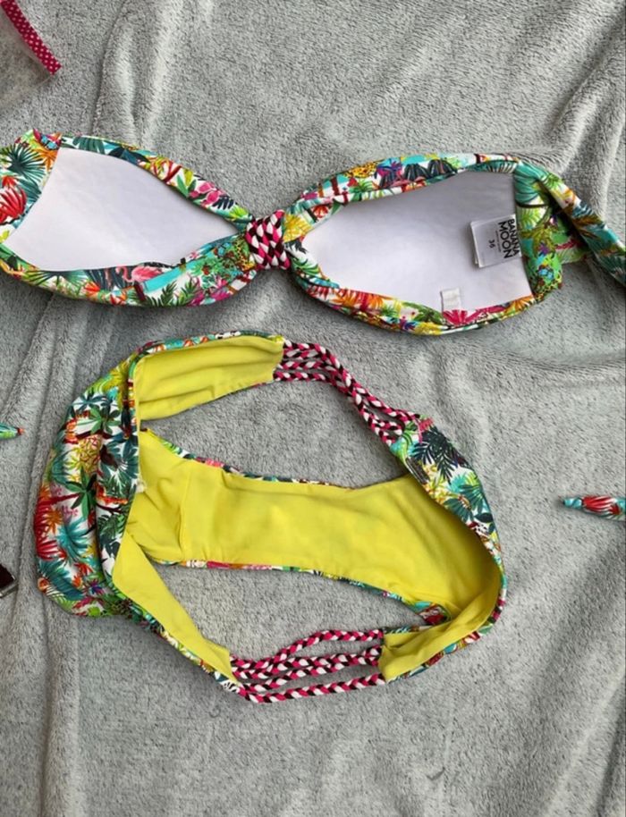 Bikini Banana Moon Taille 36/S imprimé tropical neuf - photo numéro 8