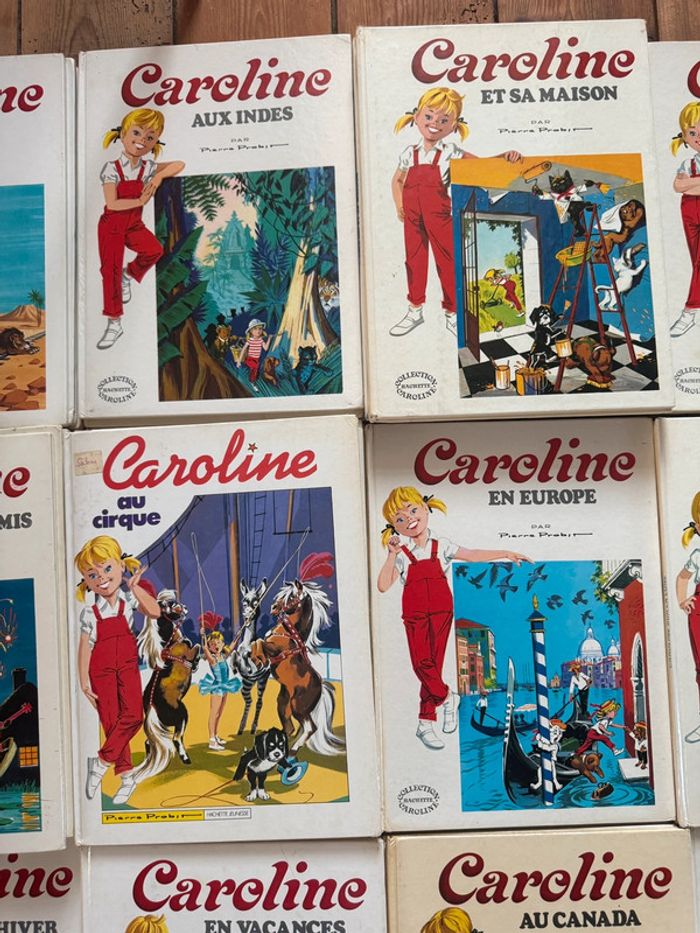 Livre Caroline ancien vintage très grand format blanc Grands albums Hachette Pierre Probst - photo numéro 6