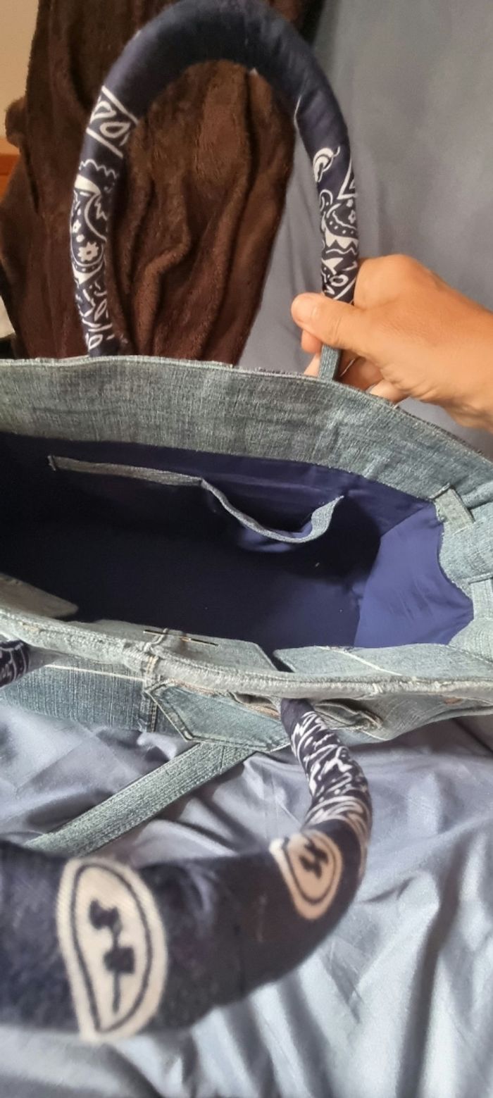 Grand Sac en Jean - photo numéro 6