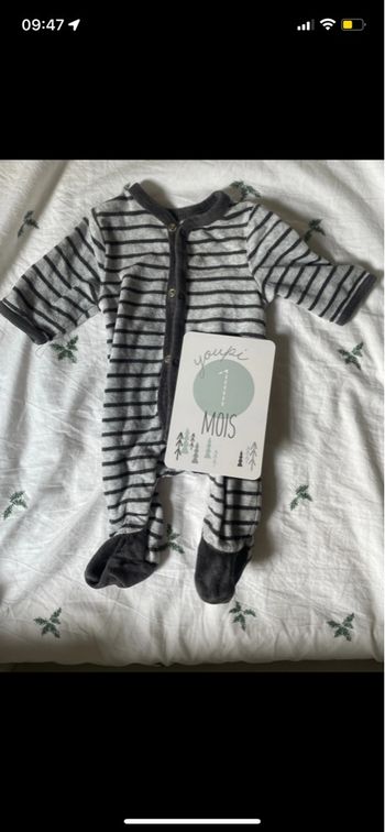 Pyjama 1 mois chaud la redoute ouverture avant hiver