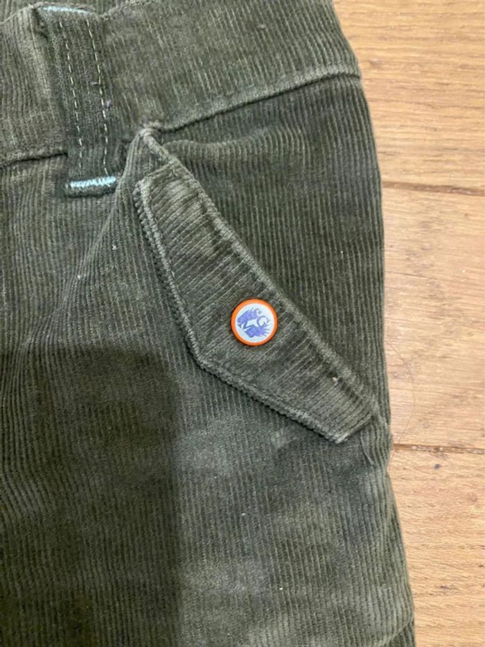Pantalon en velours kaki Sergent Major 3 ans - photo numéro 3