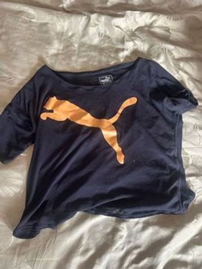 Puma t-shirt logo doré - photo numéro 2