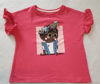 Tshirt framboise fantaisie -T24M - Vertbaudet