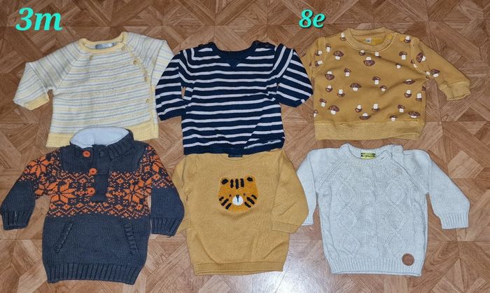Lot 6pull 3mois