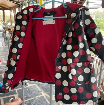 Manteau ciré polaire à l’intérieur