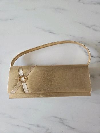 Petite sacoche dorée